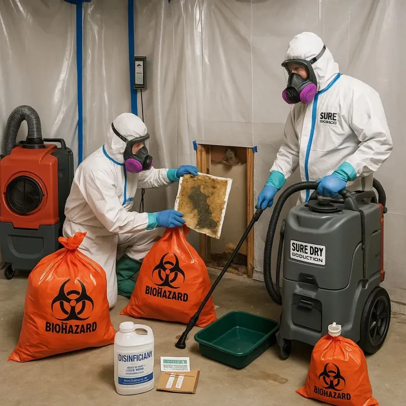 Contaminated Water Handling Protocols process in Douglass, KS